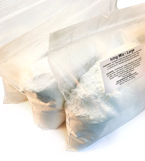 Icing mix in bulk